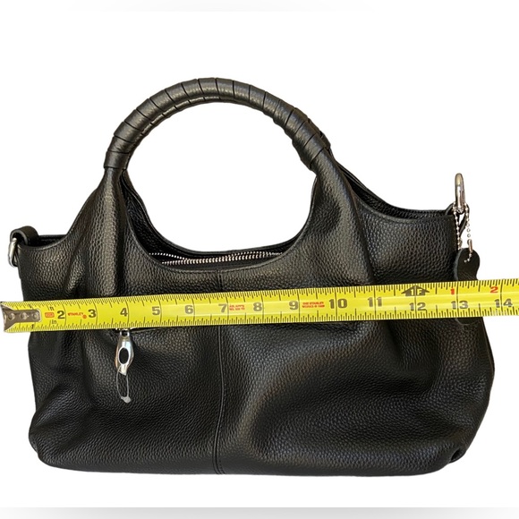 ISWEE Leather bag / Color black/ medium size for easy taking. - Picture 13 of 16